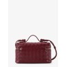 Bang Bang leather vanity case with Intrecciato motif