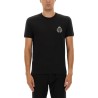 "BEE AND CROWN" EMBROIDERED T-SHIRT
