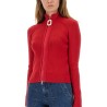FITTED CARDIGAN WITH ZIPPER