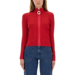 FITTED CARDIGAN WITH ZIPPER