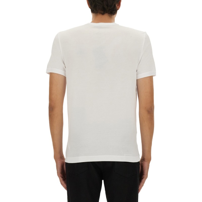 "BEE AND CROWN" EMBROIDERED T-SHIRT