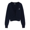 CARDIGAN WITH EMBROIDERED LOGO