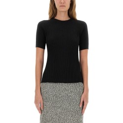 RIBBED COTTON PULLOVER