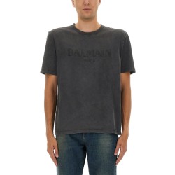 T-SHIRT WITH LOGO EMBROIDERY