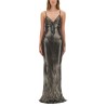 METALLIC LONG DRESS