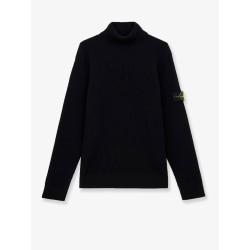 Certified virgin wool turtleneck sweater