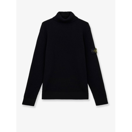 Certified virgin wool turtleneck sweater