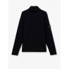 Certified virgin wool turtleneck sweater