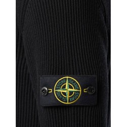 Certified virgin wool turtleneck sweater