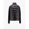 Down jacket with wool sleeves