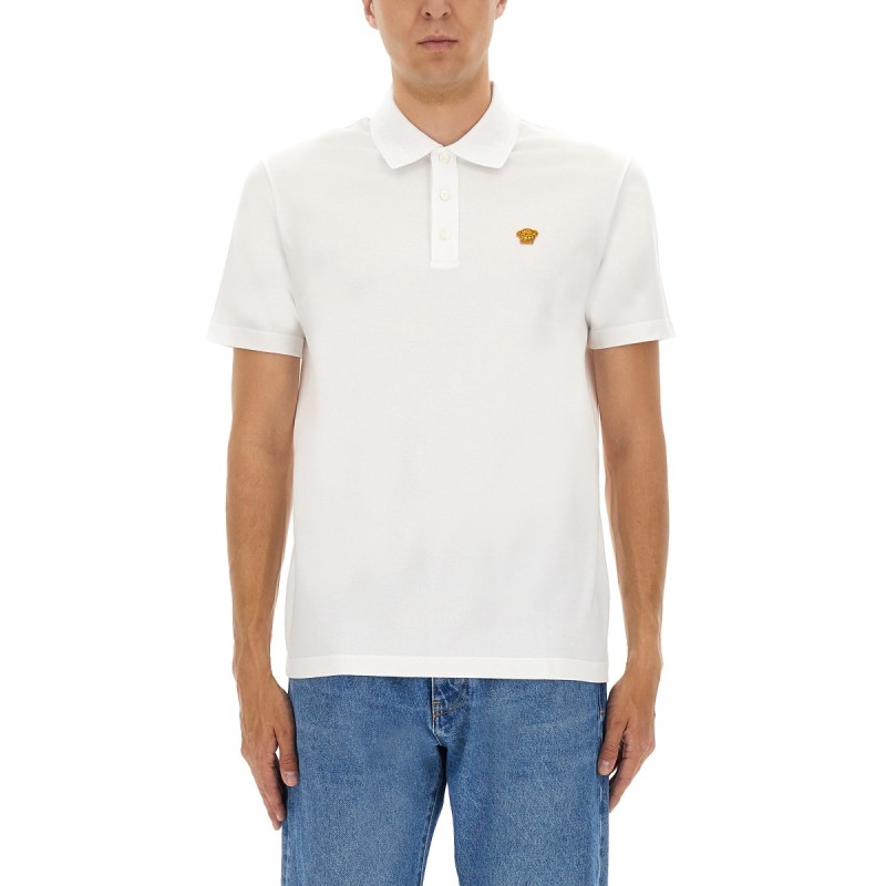 PIQUET POLO SHIRT WITH EMBROIDERY
