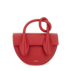 LEATHER "PRETZEL" BAG