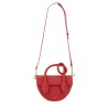 LEATHER "PRETZEL" BAG