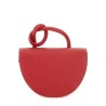 LEATHER "PRETZEL" BAG