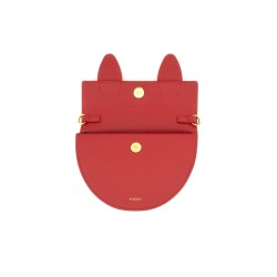 LEATHER "PRETZEL" BAG