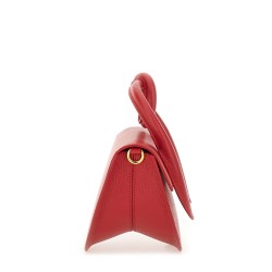 LEATHER "PRETZEL" BAG