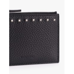 Valentino garavani rockstud leather card holder