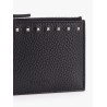 Valentino garavani rockstud leather card holder