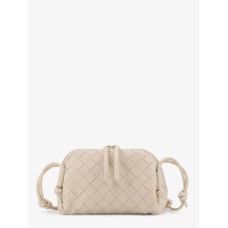Concert Pouch leather crossbody bag with Intrecciato motif