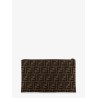 Medium Flat FF Jacquard fabric Pouch