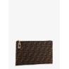 Medium Flat FF Jacquard fabric Pouch