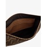 Medium Flat FF Jacquard fabric Pouch