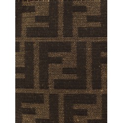 Medium Flat FF Jacquard fabric Pouch