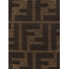 Medium Flat FF Jacquard fabric Pouch