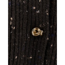 Ribbed wool cardigan