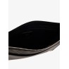 Squared FF leather clutch