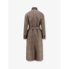 Wool blend padded coat