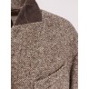 Wool blend padded coat