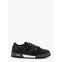 Fendi Match FF Jacquard and suede sneakers