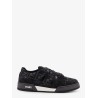 Fendi Match FF Jacquard and suede sneakers