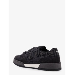 Fendi Match FF Jacquard and suede sneakers