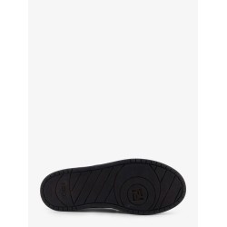 Fendi Match FF Jacquard and suede sneakers