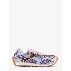 Orbit leather and mesh sneakers