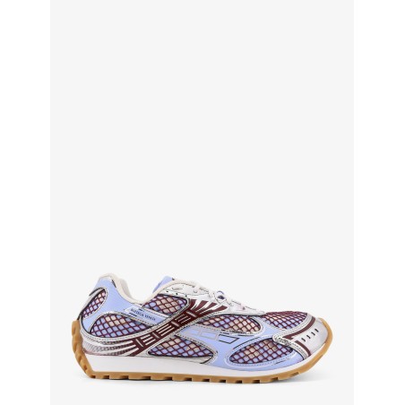 Orbit leather and mesh sneakers