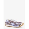 Orbit leather and mesh sneakers
