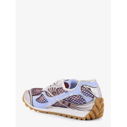 Orbit leather and mesh sneakers