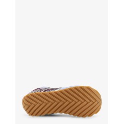 Orbit leather and mesh sneakers