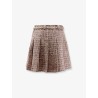 Bouclé miniskirt