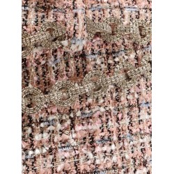 Bouclé miniskirt