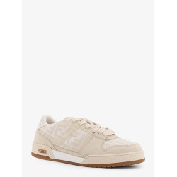 Fendi Match FF Jacquard and leather sneakers