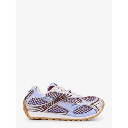 Orbit leather and mesh sneakers