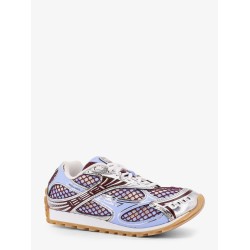 Orbit leather and mesh sneakers