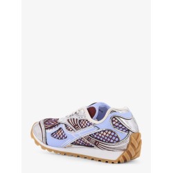 Orbit leather and mesh sneakers
