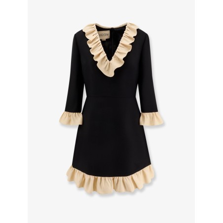 Wool and silk short dress