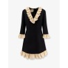 Wool and silk short dress