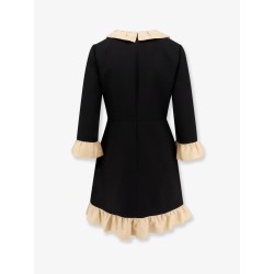 Wool and silk short dress